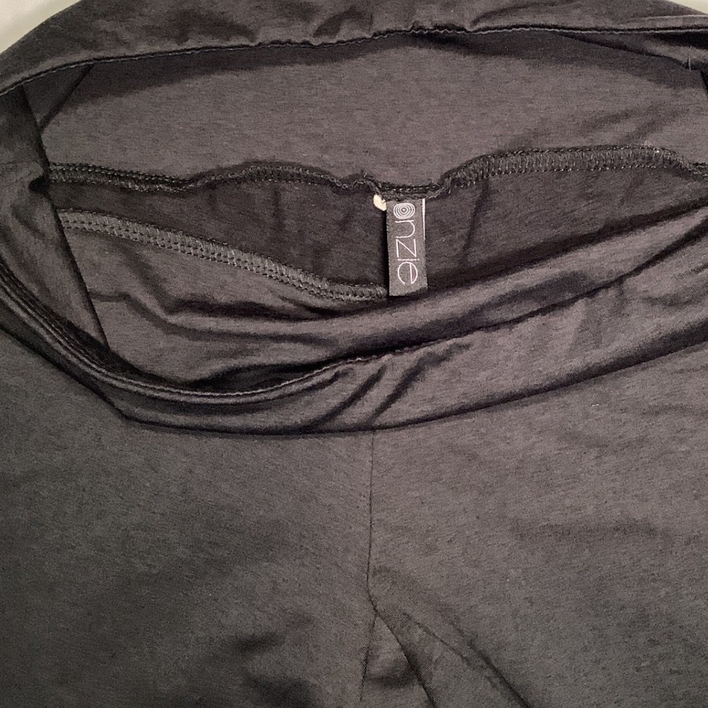 Onzie Womens High Rise Leggings Charcoal Gray Heather Yoga Athletic Pants‎ M/L